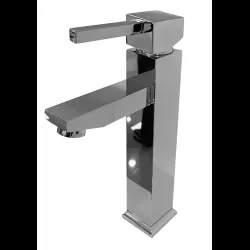 Llave para lavamano alta monomonado.