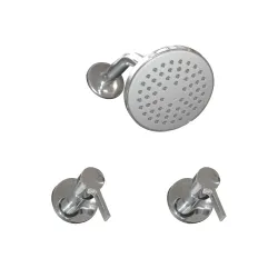 Llave de baño doble con regadera minoa