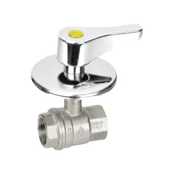 Valvula bola de 1/2 para gas con manigueta decorativa  03800001(380) bugatti