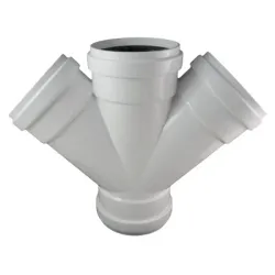 Yee doble 6 3034 pvc 