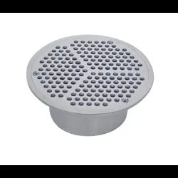 Parrilla de aluminio anticucaracha ta-6x4-al redonda son salida de 4