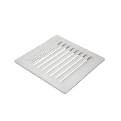 Rejilla para ventilacion cuadrada de techo 21 x 21 plastica pvc
