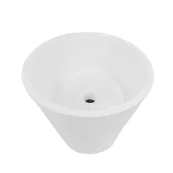 Lavamanos de sobreponer tipo vasin acabado blanco