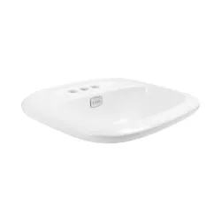 Lavamanos blanco  empotrable de 1 hueco modelo olympus 2 american standard