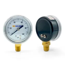 Reloj de presion seco de 2 0-100 psi helbert