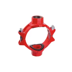 Tee mecanica doble de 2 1/2 x 1 roscada ul/fm