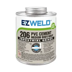 Pegamento para pvc 1 pinta gris e-z weld