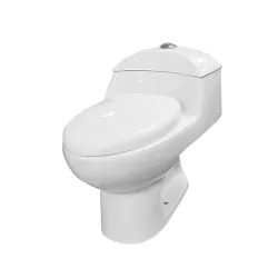 Inodoro one piece color blanco de 16 pulgada de altura con cierre lento minoa