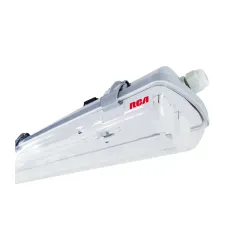 Lampara led antipolvo 120x2 con tubo rca