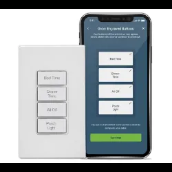 Switch control ambiente decora smart wifi blanco d2scs-1bw leviton