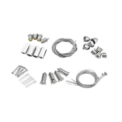 Kit de accesorios de suspension para panel led 4 piezas rca