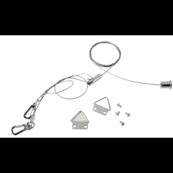 Cables para colgar lampara de 2x2 panel