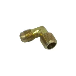 Codo de 90 flare macho 3/8 x 3/8 npt para gas de refrigeración