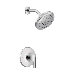 Llave de baño (trim) con regadera acabado cromado modelo doux moen